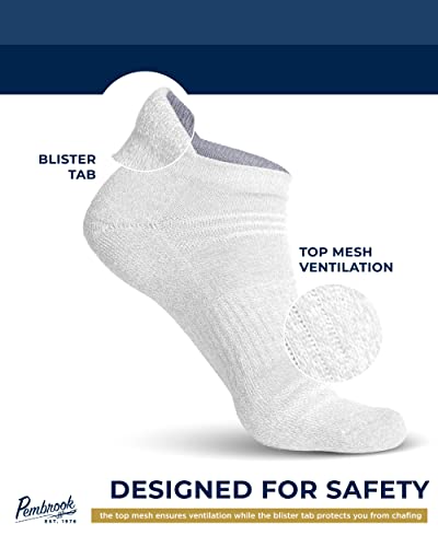 image for Pembrook Womens Athletic Socks - 6 Pairs Low Cut Socks Women | Cute An