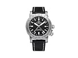 glycine airman the chief Schwarz Leder uhrenarmband Glycine airman 42 GL0066 Herren Automatik Uhren