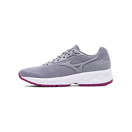 Tênis, Mizuno, Space, Feminino, Cinza/Roxo, 38,