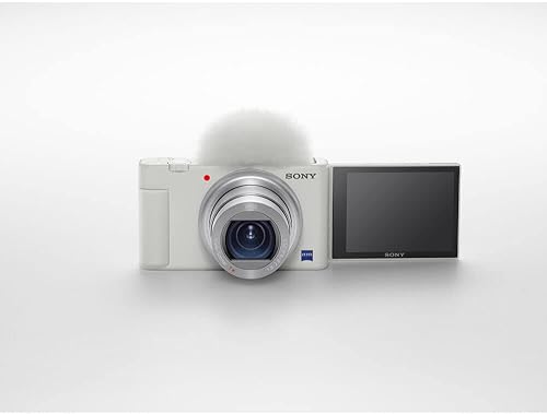 Miniatura 5 de Sony Cámara digital ZV-1 (blanco) (DCZV1/W) + tarjeta de memoria de 64 GB + lector de tarjetas + bolsa suave de lujo + trípode flexible + cartera de