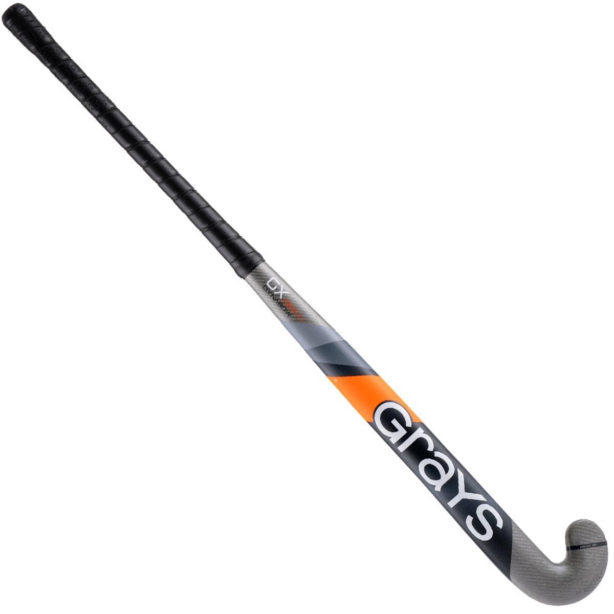 GRAYS GX2000 Dynabow Composite SENIOR Hockey Stick - BLACK/SILVER - NEW FOR 2022/23