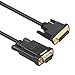 Price comparison product image Active DVI-D to VGA, Benfei DVI-D 24+1 to VGA 1.8 Meter Cable Male to Male Gold-Plated Cord