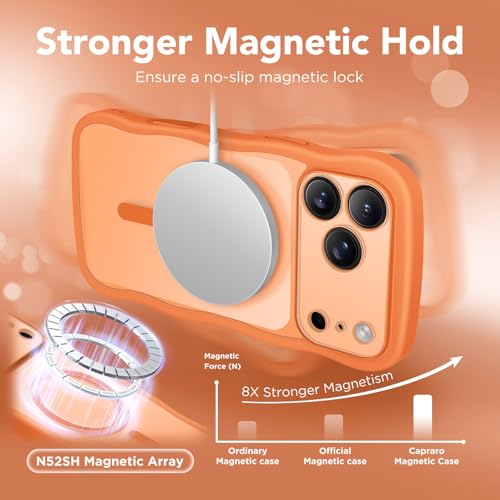 Coque iPhone 17 Pro Max antichoc protectrice avec anneau magnétique intégré