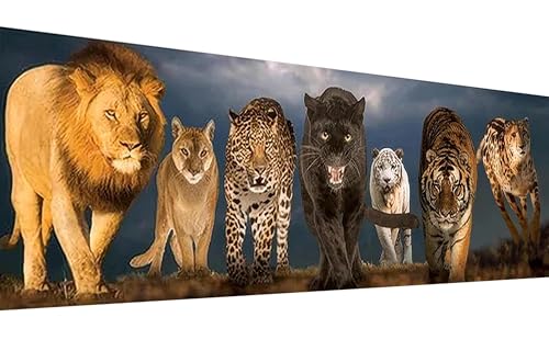 YALKIN 5D Diamond Painting Erwachsene Kinder Großes XXL 30x90cm Diamant Painting Bilder Diamond Art Erwachsene Full DIY Diamant Kunst Malerei Stickerei Set Kreuzstich Bilder Home Wand Dekor