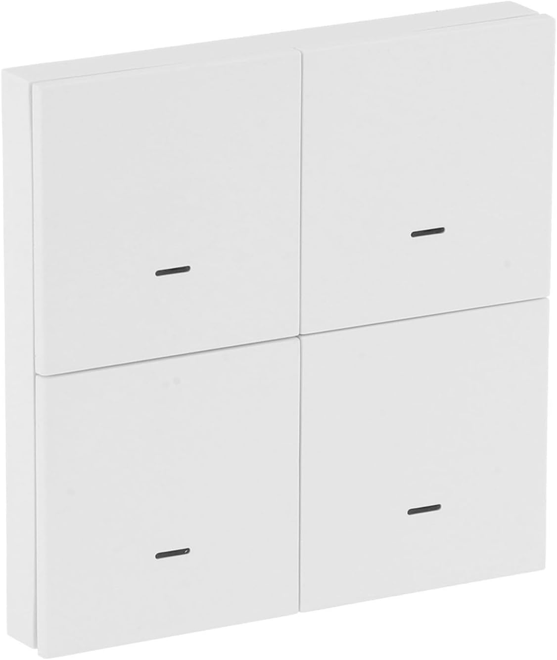 Smart Home Commutateur de scène 4 voies pour Zigbee prenant en charge 12 scènes personnalisées pour l&rsquo;application Tuya for Smart Life pour une automatisation flexible et une gestion des appareils