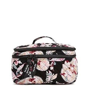 Vera Bradley Women’s Cotton Brush Up Cosmetic Makeup Organizer Case Bag
