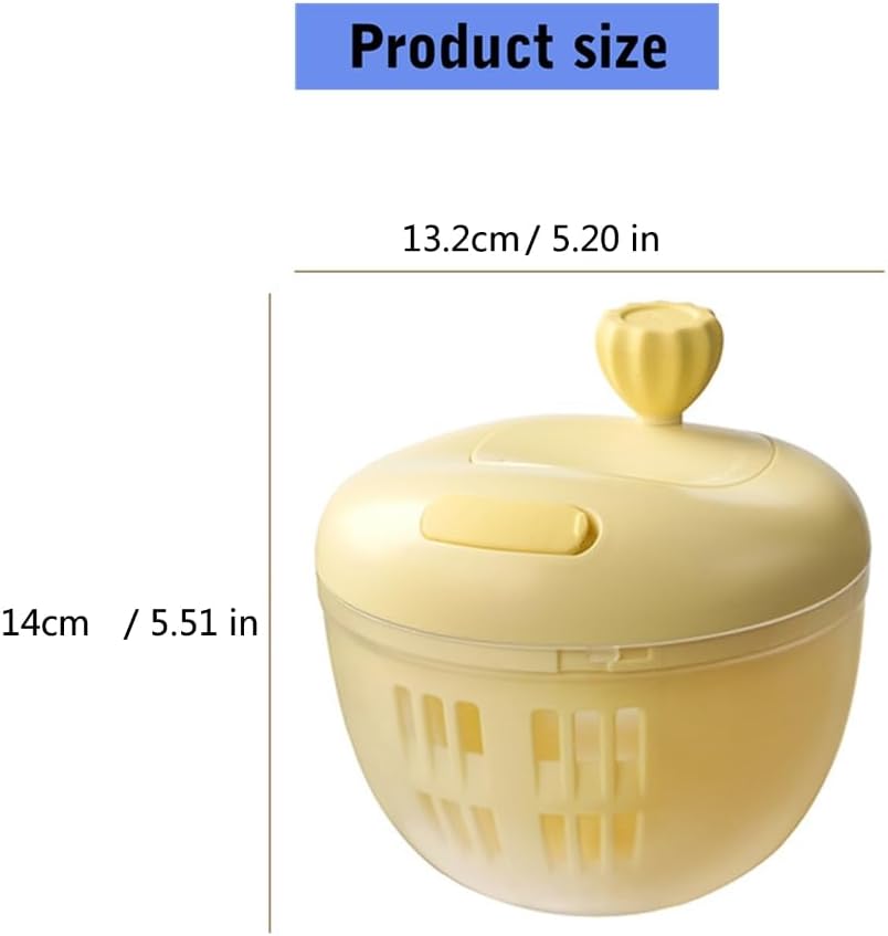 Salad Spinner Lettuce Washer & Dryer Kitchen Greens Drainer Strainer Tool