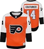 Outerstuff Sean Couturier Philadelphia Flyers NHL Orange #14 Kids Youth Boys 4-20 Team Color Home Premier Player Hockey Jersey - 14-20