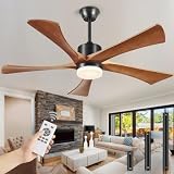 Forrovenco 72in 5-Blade Walnut Fan