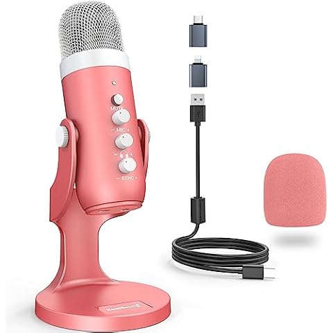 Microphone zealsound K66 Rose Cover