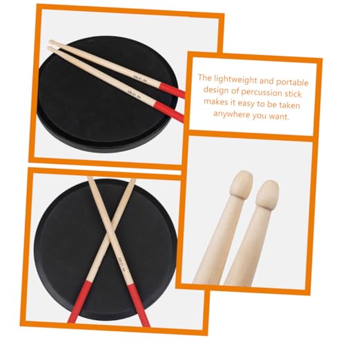 Baquetas Toddmomy de arce, 1 par, antideslizantes, para práctica en baterías electrónicas y acústicas, agarre cómodo y duradero miniatura 3