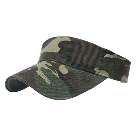 Army Camouflage Sun Visor Hat for Outdoors Cover