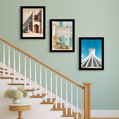 Image of LUCKYLIFE 10x14 Frame in Black for 30 x 40cm Diamond Painting Art, Gallery Frame for Wall Mounting, 2 Pack