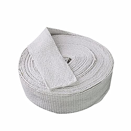 Jonoisax Tiras de Fibra cerámica Cinta Aislante - Manta Aislante ignífuga 2400F,1000 * 500 * 5mm