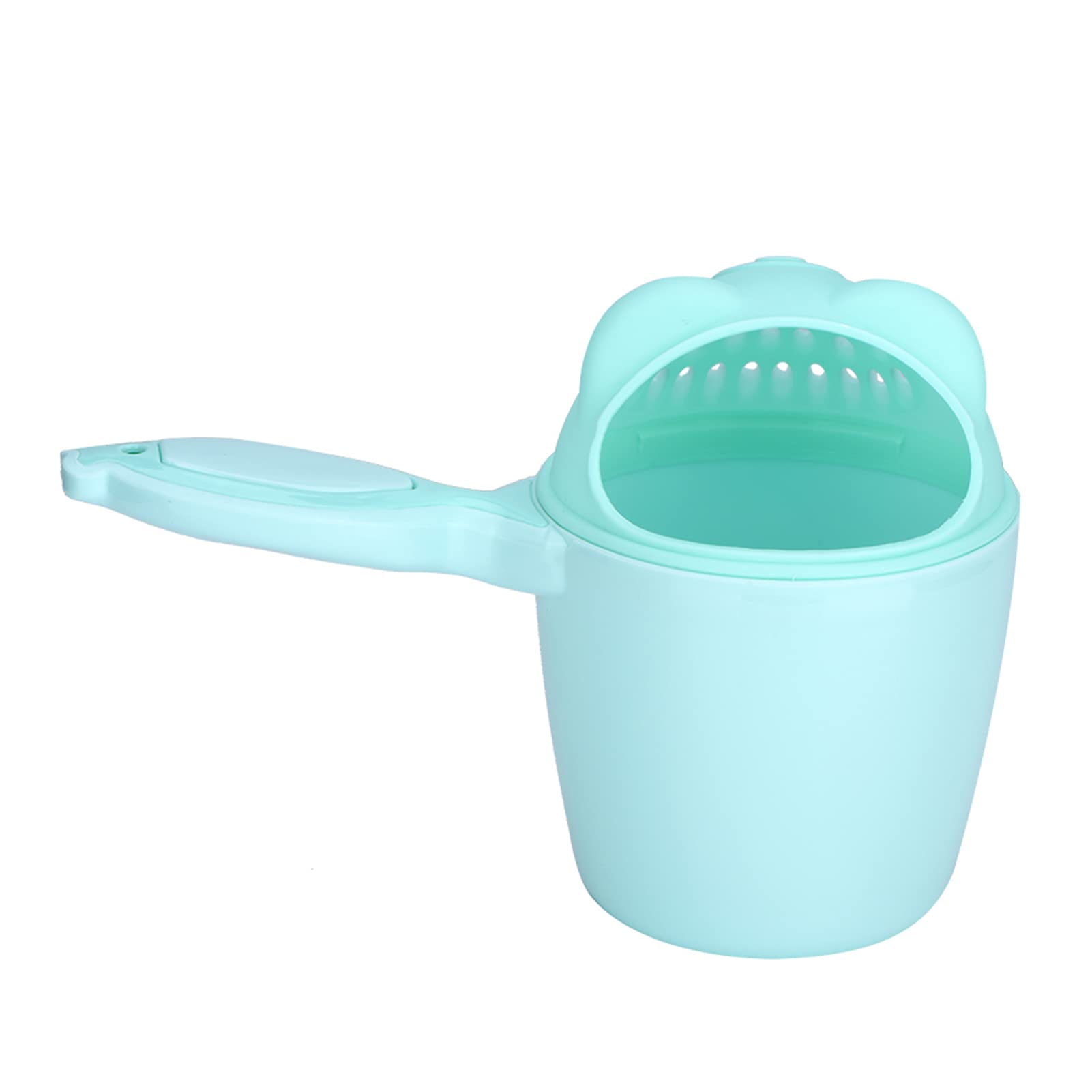Taza de champú, Taza de Enjuague para el Cabello del bebé, Linda Forma de Taza para Lavar el Cabello para Niños, Al Proteger los Ojos de los Bebés (Verde)