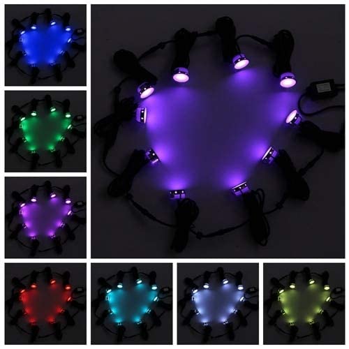 WorldCare® Changeable : Qaca Dc12V Underground Lamp Recessed Stair Light Ip67 Outdoor Lscape Luminaire Led Deck Lights Kits 10Pcs/Set B104-10