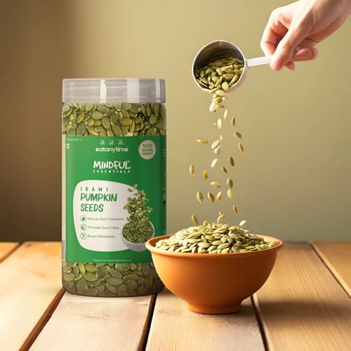Image of Eat Anytime Pumpkin Seeds 500 g | Source of Magnesium, Fibre & Protein | 100% Natural | Seeds for Weight Management