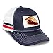 Patch Hat Trucker Baseball Cap Slice Cherry Pie Food Image Food & Beverage Desserts Desserts Healthy Food Cotton Delicious Food Dad Hat for Men & Women Navy White Stripes Rectangle Patch