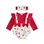 Long Strawberry Print Red