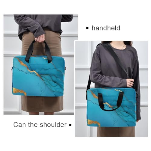 Bolso portátil para laptop 15.6" azul turquesa miniatura 2