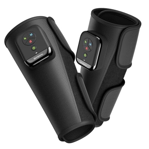 Comfytemp Cordless Calf Massager for Circulation and Pain Relief, Portable Leg Massage with Heat and Compression, Birthday Gift for Dad Mom Men Women Seniors, Fast Recovery for RLS, Edema, Muscles