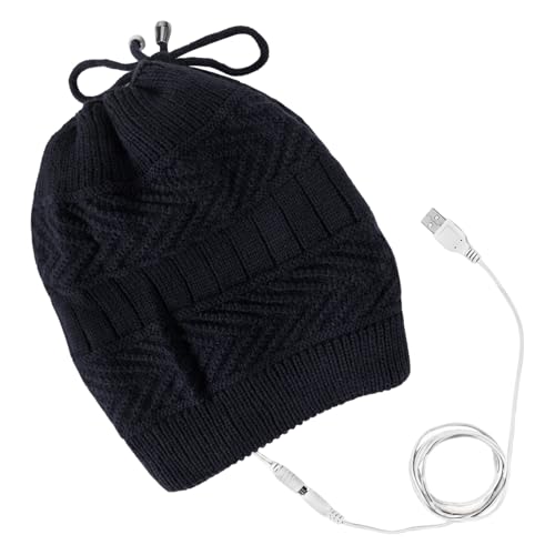 Gorro térmico y bufanda USB para evitar el frío en el cuello