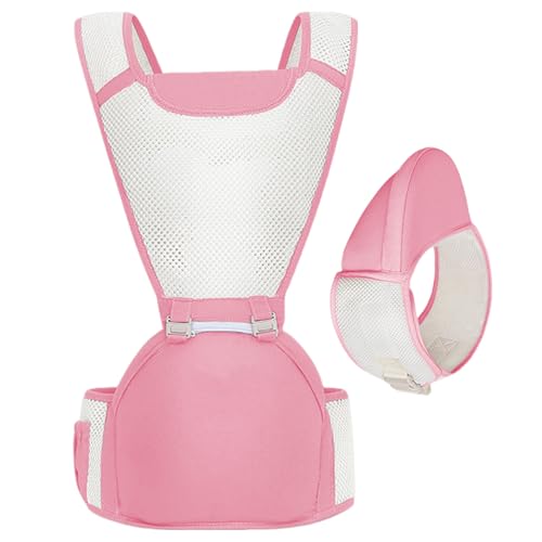 Barnbärare med höftstol, höftstolbärare för baby | Justerbar småbarnshållare - Barnbärare med justerbar rem och höftstol för föräldrar att lugna småbarn