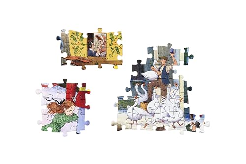Rompecabezas de 1000 piezas A Book Lover's Christmas con ilustraciones de escenas navideñas literarias y personajes favoritos miniatura 5