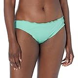 Smart & Sexy womens Secret Ruffled and Ruched Back Bikini fashion swimsuit bottoms separates, Mint Chip, Small US
