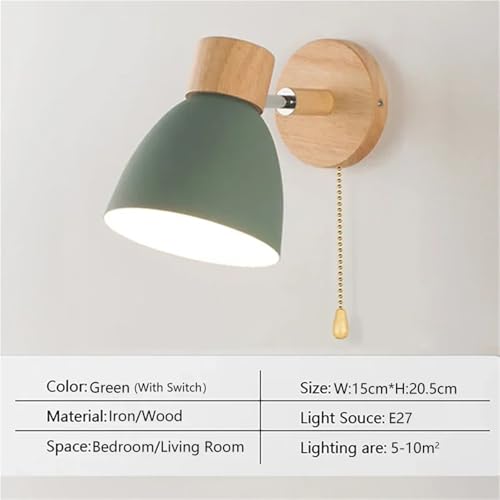 Aplique de pared LED nórdico para crear un ambiente acogedor en tu dormitorio o mesita 3