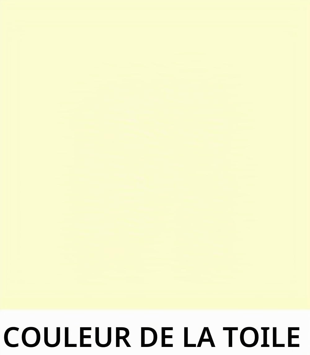 Top Toile de Couverture pour tonnelle de Rechange 3 x 3 m Ecru avec Airvent Crochet Bords Uniquement Toile