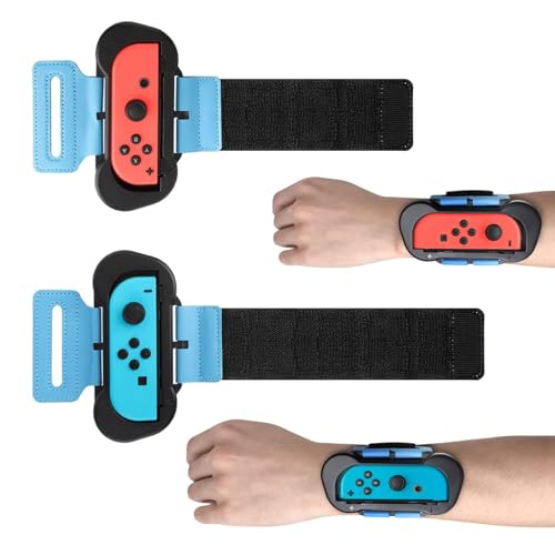 GAMSURFING Pulsera para Nintendo Switch Just Dance, color negro y negro