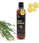 E3 Antifungal Ketoconazole, Thyme and Vitamins A,C,E & F Shampoo for Horses and Dogs - Relieves I...