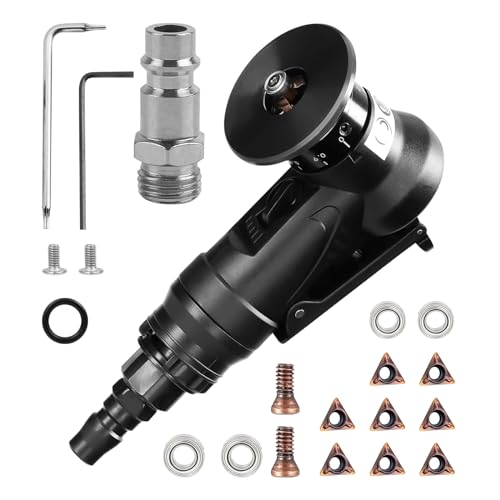Mini Pneumatische Anfasmaschine Handheld 30000 U/min 45° Arc Burr Trimming Pneumatische Fasenmaschine mit 1/4 Zoll Lufteinlass für Trimmen Fase Entgraten
