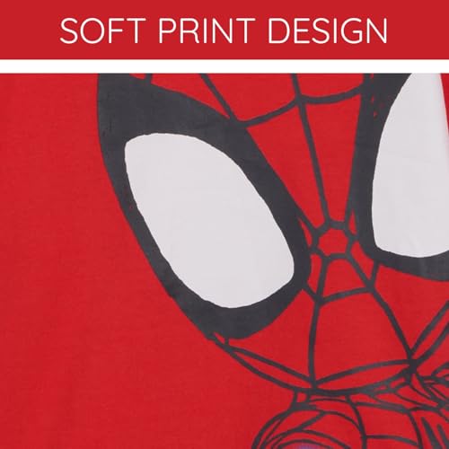 Marvel Spidey and His Amazing Friends Little Boys Pullover Hoodie and French Terry Shorts Red Spiderman 6 - image 7