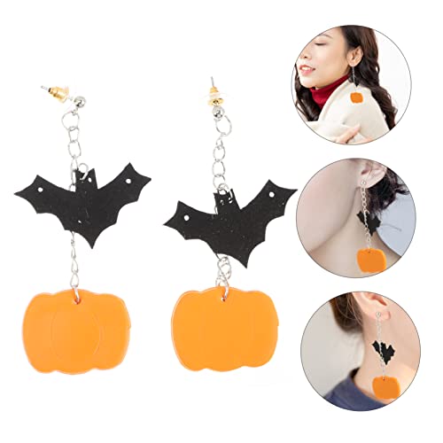Boucles oreilles Halloween chauve-souris légères et confortables