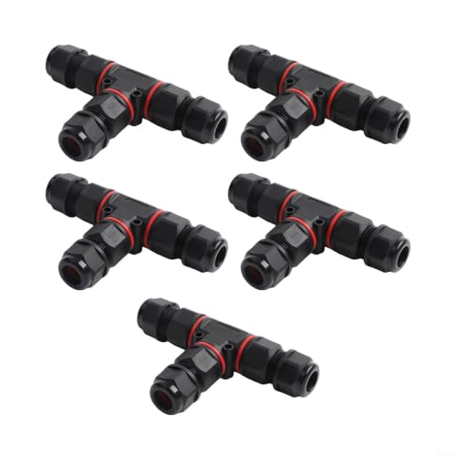 Conector rápido para cable de iluminación de jardines IP68 en T 3 núcleos 2
