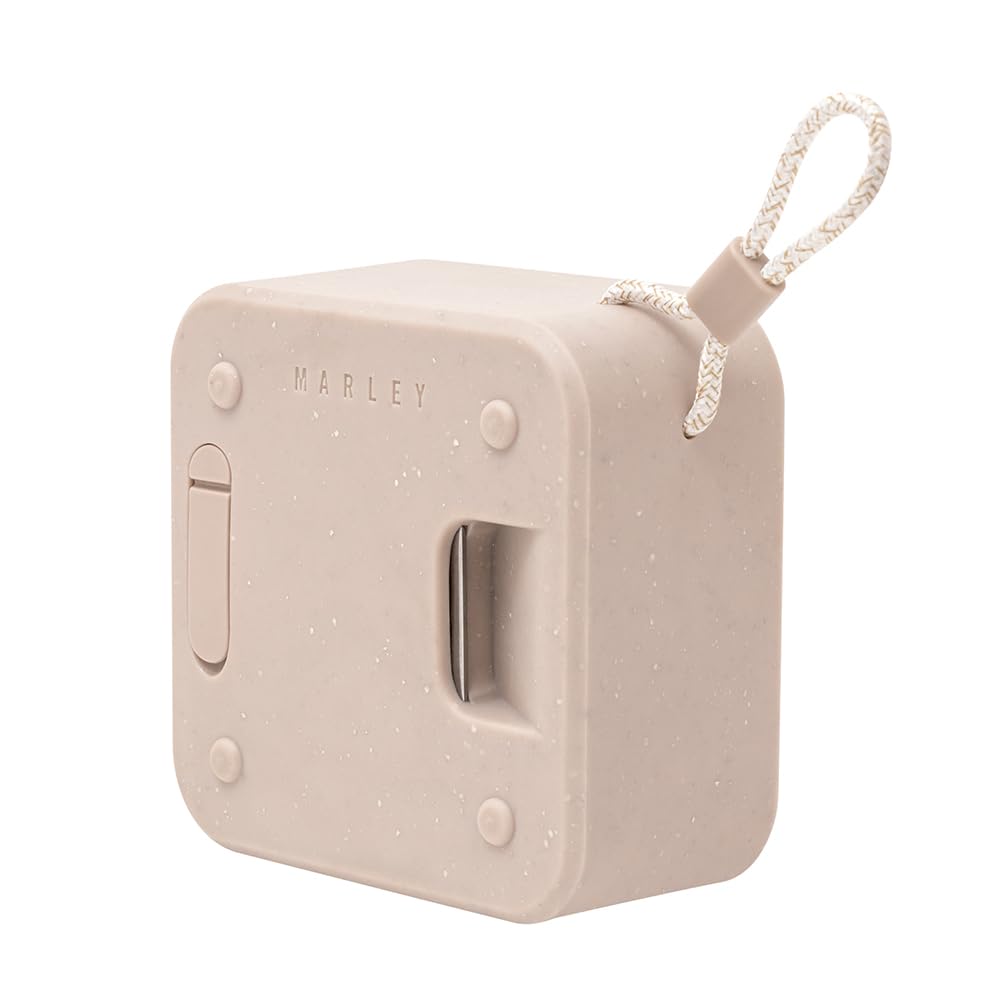 House of Marley Roots Altoparlante Bluetooth Portatile - Crema | Resistente Alle Intemperie, IP67 Impermeabile, 10 Ore di Riproduzione, Altoparlante Wireless Ricaricabile per Cell