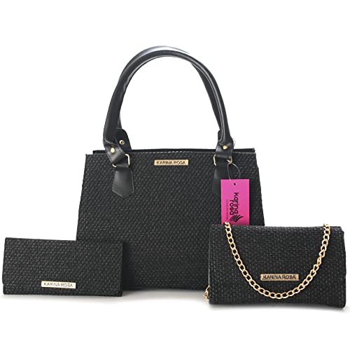 Bolsa Feminina Grande Executiva De Ombro + Bolsa Festa Tiracolo Corrente Clutch + Mochila Feminina +
