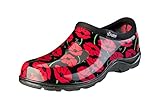 Sloggers Women's Waterproof  Rain and Garden Shoe with Comfort Insole, Poppy Red, Size 10, Style 5116POR10