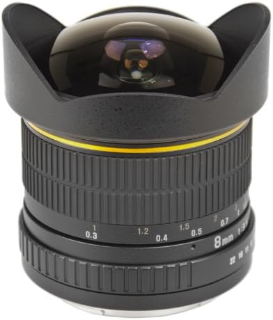 Bower SLY358OD Ultra-Wide 8mm f/3.5 Fisheye Lens for Olympus 4/3 Digital Cameras