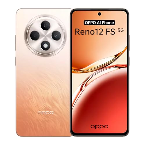 OPPO Reno12 FS 5G Smartphone IA Desbloqueado, 12+512GB Teléfono, 120Hz Pantalla OLED de...