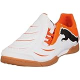 PUMA 101909 01 PowerCat 3.10 IT, Herren Sportschuhe - Fußball, Weiss (white-black-team orange 01), EU 44.5, (US 11), (UK 10)