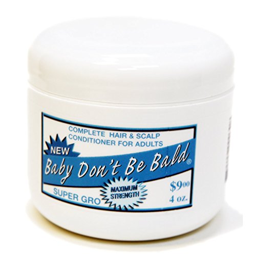 Baby Don't Be Bald Hair and Scalp Conditioner for Adults Light Blue 4oz Maximum Strength