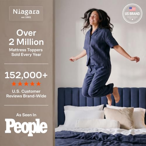 Image of Niagara Sleep Solution Twin XL Ultra Soft Mattress Topper-Back Pain Relief