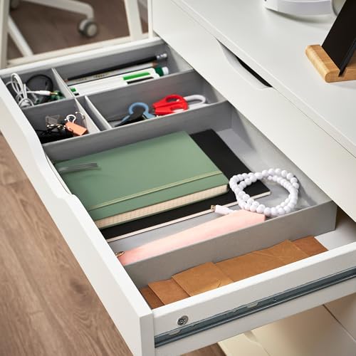 Boîtes ProTuning GRÅSIDAN gris lot de 5 compartiments robustes et empilables gain de place