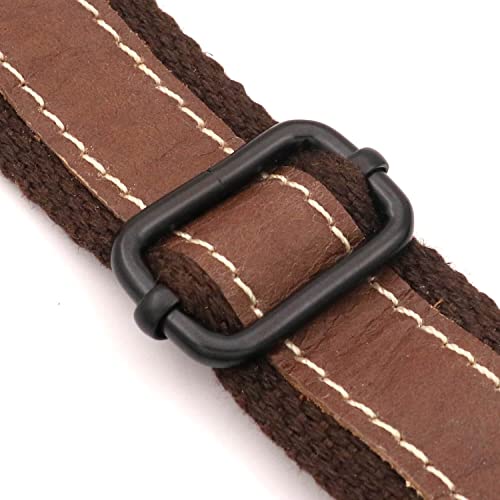 BIKICOCO Metal Slide Adjuster Buckle Tri-Glides with Movable Center Bar, for Straps, 1 x 0.6 Inch, Black, Pack of 20