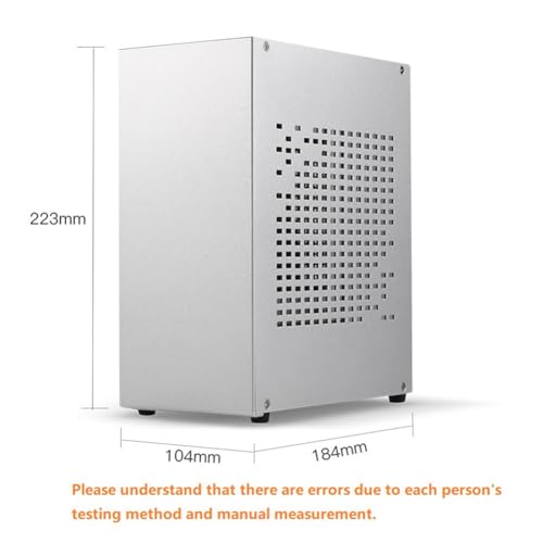 Gabinete para PC Mini ITX A07, chasis HTPC negro, carcasa para computadora personal con USB 3.0, fácil instalación miniatura 4