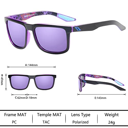 Polarized Sunglasses for Men Fishing Driving Running Sports Glasses Women UV400 Protectiont HD55354