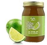 Green Jay Gourmet Key Lime Jam – All-Natural – Key Lime Pie Filling & Dessert Topping – Vegan, Gluten free Jam - Contains No Preservatives or Corn Syrup – Made in USA Jelly – 19 Ounces